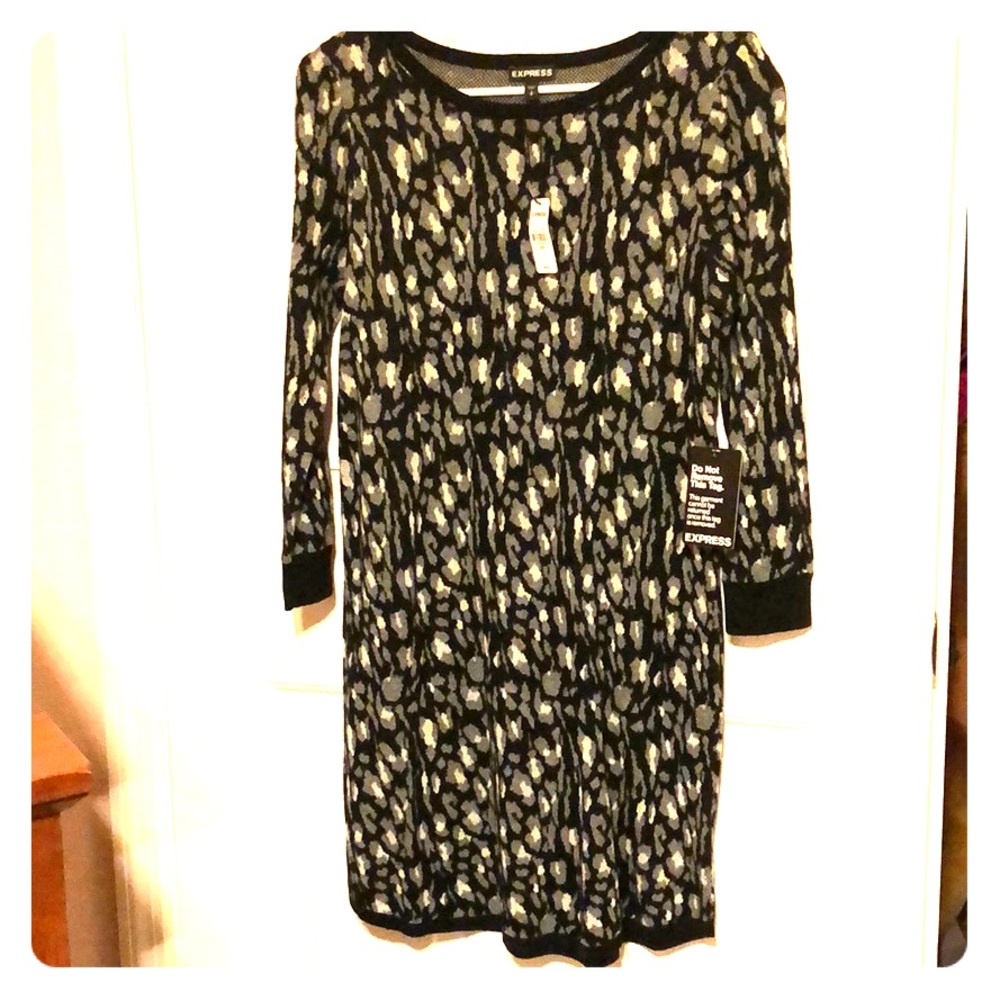 Black Leopard dress